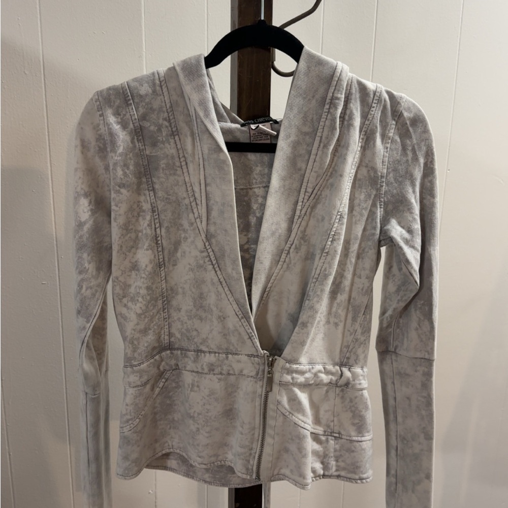 Miss Chievous Gray Blazer Tailored Fit Notched Lapels